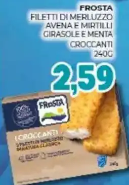 Eté Frosta filetti di merluzzo avena e mirtilli girasole e menta croccanti offerta