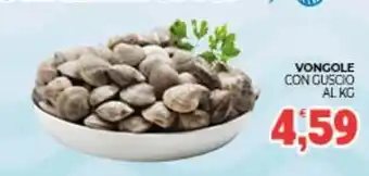 Eté Vongole con guscio offerta