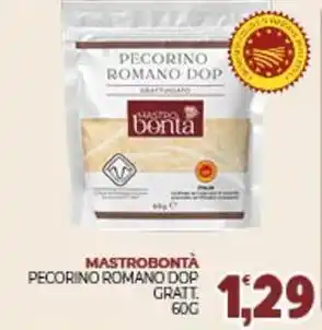 Eté Mastrobontà pecorino romano dop gratt. offerta