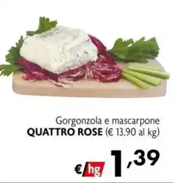 Maxi Supermercati Gorgonzola e mascarpone QUATTRO ROSE offerta