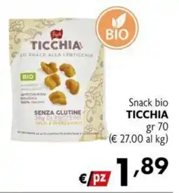 Maxi Supermercati Snack bio TICCHIA offerta