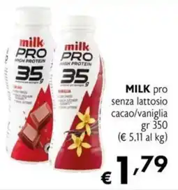 Maxi Supermercati MILK pro senza lattosio cacao/vaniglia offerta