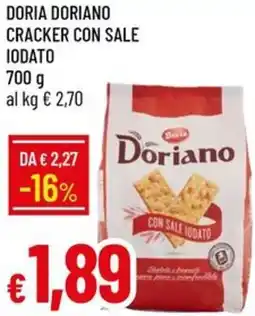 Galassia Doria doriano cracker con sale iodato offerta