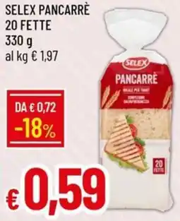 Galassia Selex pancarrè offerta