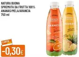 Galassia Natura buona spremuta da frutta 100% ananas/mela/arancia offerta