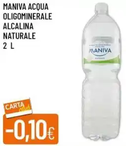 Galassia Maniva acqua oligominerale alcalina naturale offerta