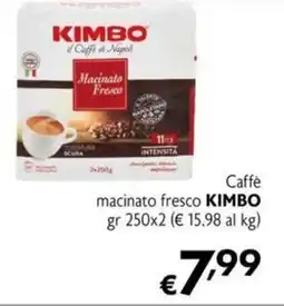 Maxi Supermercati Caffe macinato fresco KIMBO offerta