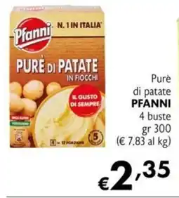 Maxi Supermercati Purè di patate PFANNI 4 buste offerta