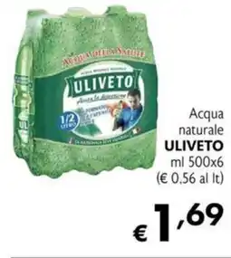 Maxi Supermercati Acqua naturale ULIVETO offerta