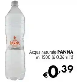 Maxi Supermercati Acqua naturale PANNA offerta