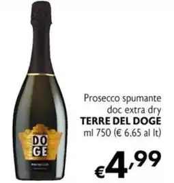 Maxi Supermercati Prosecco spumante doc extra dry TERRE DEL DOGÉ offerta