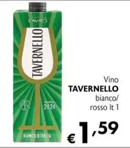 Maxi Supermercati Vino TAVERNELLO bianco/ rosso offerta