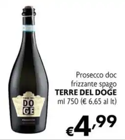 Maxi Supermercati Prosecco doc frizzante spago TERRE DEL DOGE offerta