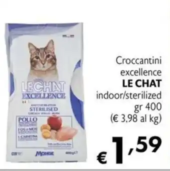Maxi Supermercati Croccantini excellence LE CHAT indoor/sterilized offerta