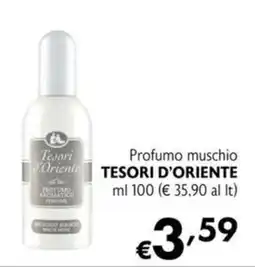 Maxi Supermercati Profumo muschio TESORI D'ORIENTE offerta