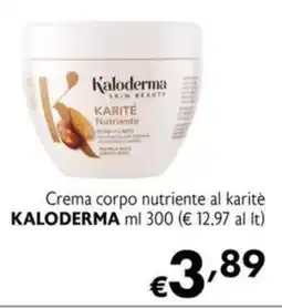 Maxi Supermercati Crema corpo nutriente al karité KALODERMA offerta