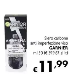 Maxi Supermercati Siero carbone anti imperfezione viso GARNIER offerta