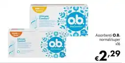 Maxi Supermercati Assorbenti O.B. normali/super offerta