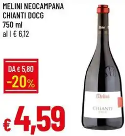 Galassia Melini neocampana chianti docg offerta