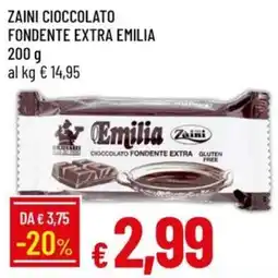 Galassia Zaini cioccolato fondente extra emilia offerta