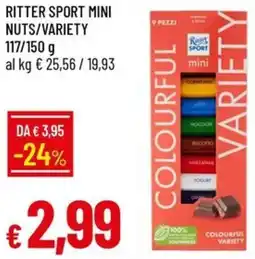 Galassia Ritter sport mini nuts/variety offerta