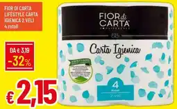 Galassia Fior di carta lifestyle carta igienica 2 veli offerta
