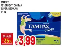 Galassia Tampax assorbenti compak super/regular offerta
