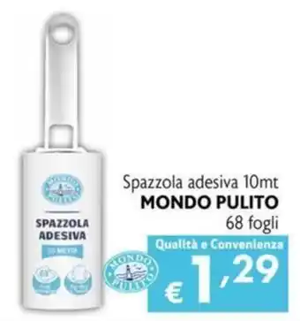 Maxi Supermercati Spazzola adesiva 10mt MONDO PULITO offerta