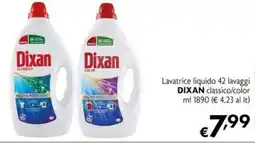 Maxi Supermercati Lavatrice liquido DIXAN classico/color offerta