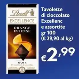 Maxi Supermercati Lindt Tavolette di cioccolato Excellence offerta