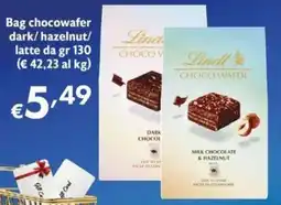 Maxi Supermercati Lindt Bag chocowafer dark/hazelnut/ latte offerta