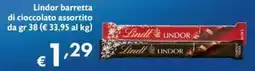 Maxi Supermercati Lindt Lindor barretta di cioccolato offerta