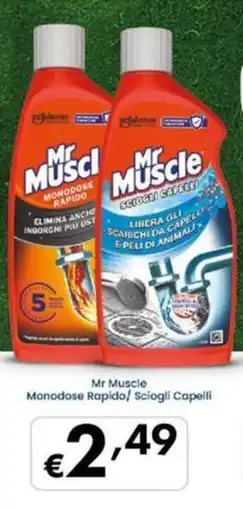 Maxi Supermercati Mr Muscle Monodose Rapido/ Sciogli Capelli offerta