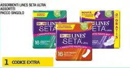 Maxi Supermercati Assorbenti lines seta ultra pacco singolo offerta