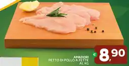 Extra Supermercati Amadori petto di pollo a fette offerta