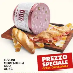 Extra Supermercati Levoni mortadella oro offerta