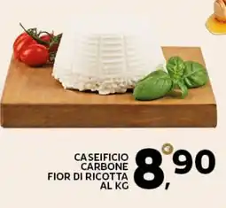 Extra Supermercati Caseificio carbone fior di ricotta offerta