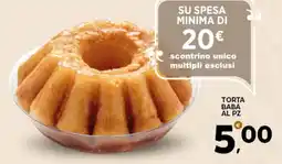 Extra Supermercati Torta baba offerta