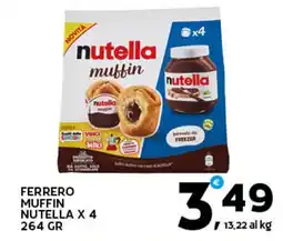 Extra Supermercati Ferrero muffin nutella offerta
