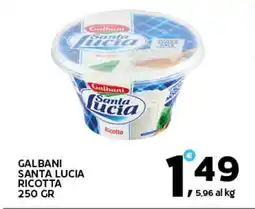 Extra Supermercati Galbani santa lucia ricotta offerta