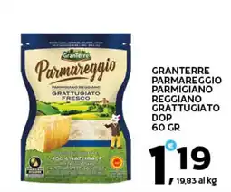 Extra Supermercati Granterre parmareggio parmigiano reggiano grattugiato dop offerta