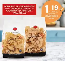 Extra Supermercati Garofalo pasta di semola formati speciali offerta