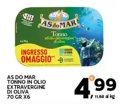 Extra Supermercati As do mar tonno in olio extravergine di oliva offerta