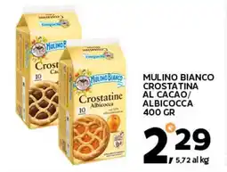 Extra Supermercati Mulino bianco crostatina al cacao/ albicocca offerta