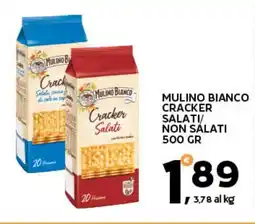 Extra Supermercati Mulino bianco cracker salati/ non salati offerta