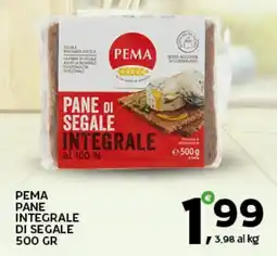 Extra Supermercati Pema pane integrale di segale offerta