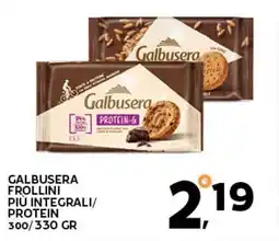 Extra Supermercati Galbusera frollini più integrali/ protein offerta