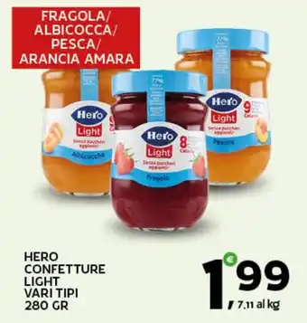 Extra Supermercati Hero confetture light offerta