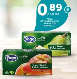Extra Supermercati Yoga optimum succo offerta
