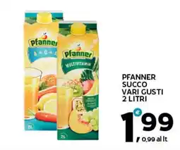 Extra Supermercati Pfanner succo offerta